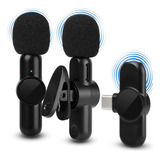 Micrófonos De Solapa Inalámbricos Para Celular Usb-c,2 Pzs