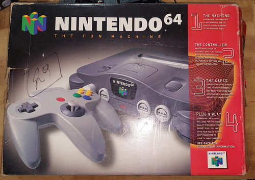 Caja Nintendo 64 **sin Unicel De Adentró** Original Y De Uso