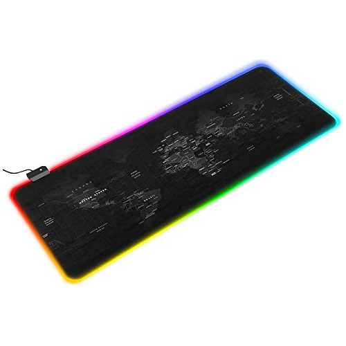 Amplio Escritorio Rgb Alfombrilla Ratón De Juego Rgb G...