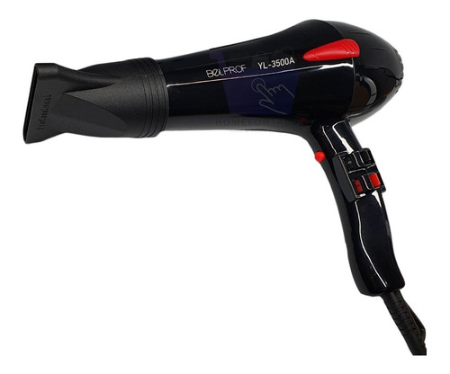 Secador De Pelo Belprof Yl-3500a Negro 220v