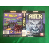 Sega Genesis The Incredible Hulk Encarte Original