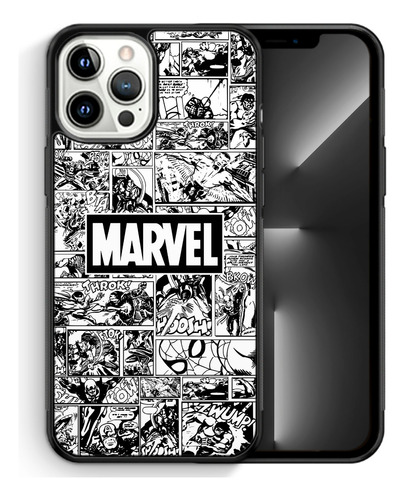 Funda Protectora Para iPhone Marvel Comics Super Heroes Case