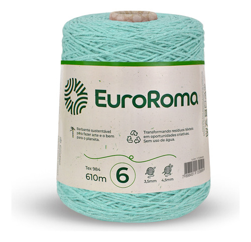 Barbante Colorido Euroroma 600g N°6 4/6 Euroroma