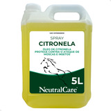 Spray Citronela 5 Litros Repelente Para Cavalo Neutralcare