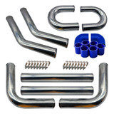 Tuberia De Intercooler Universal De 3  Tubos Coples Abrazade