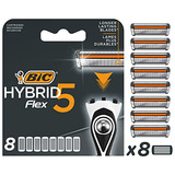 Recambios De Maquinilla De Afeitar Para Hombre Bic Hybrid 5 