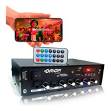 Receiver Amplificador Orion Rc7000 500w 4 Canal Som Ambiente