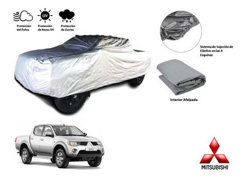 Forro Funda Cubreauto Afelpada Mitsubishi L200 2014