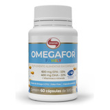 Omegafor Family 60 Capsulas Suplemento Em Cápsulas Vitafor Gorduras Poliinsaturadas Omegafor Family Em Pote De 30g