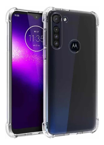 Funda Transparente Reforzada Para Moto G8 Power