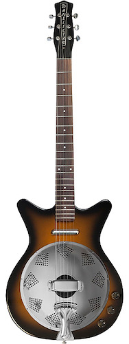 Danelectro 59restsb Guitarra Resonator Tobacco Sunburst