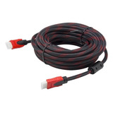 Cable Hdmi 4k 10m Playstation Xbox Tv Pc Flitro Y Malla