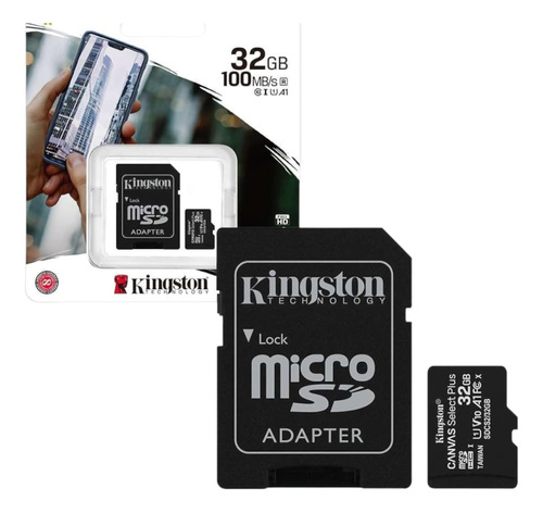 Memoria Micro Sd Kingston 32gb S2 Canvas Select Plus 100-mbs