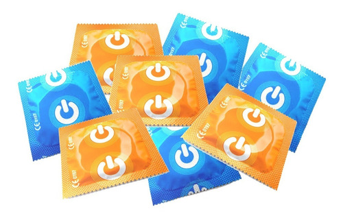 100 Condones On Preservativo Natural Stimulation Surtido