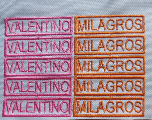 Nombres Bordados Jardin Maternal Etiqueta Uniforme 