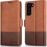 Funda Para Samsung Galaxy S22 / Marron Con Tarjetero