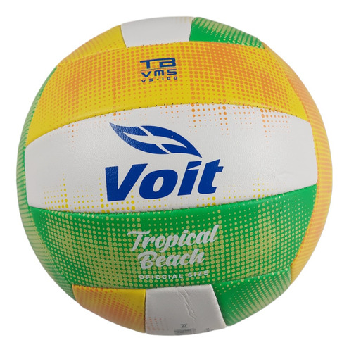 Balon De Voleibol #5 Voit Tropical Beach Color Verde