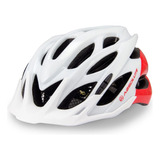 Capacete Absolute Wild Branco/vermelho