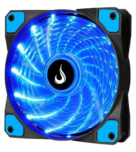 Cooler Ventoinha Fan Pc Gabinete Rise Mode 120mm Led Azul