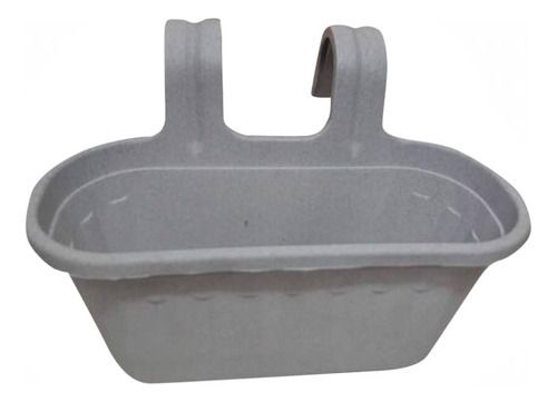 Macetero Colgante Para Balcon De 40cm Jardin Pack 3und