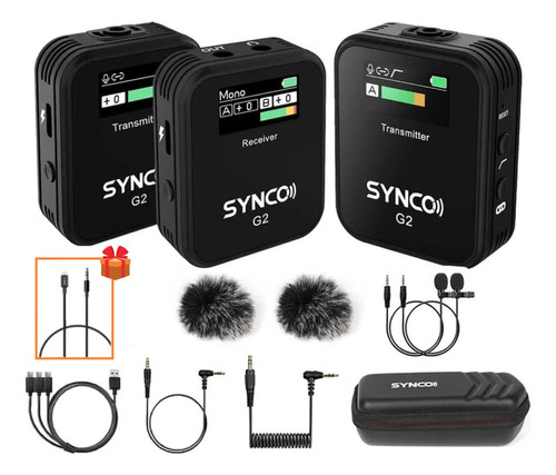 Microfone Synco G2 A2 + Cabo iPhone Pronta Entrega 