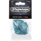 Set De Uñetas Dunlop Gator Grip 1.14 Pack De 12