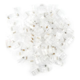 Extremo De Conector Rj45, 100 Piezas, Modular Cat5e, Sin Bli