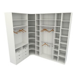 Closet Mdf Armário Colmeia Cabideiro M39 Loja Roupa