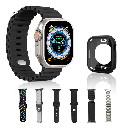 Ew25 7+1 Smartwatch Mejorado Con 7 Pulseras Gratis