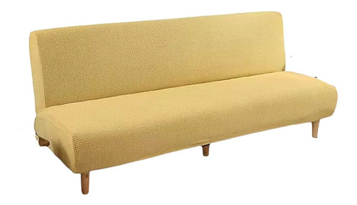 Cubre Futon Mostaza Tela Gruesa