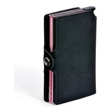 Billetera Limited Wallet Con Protección Rfid - Black & Pink