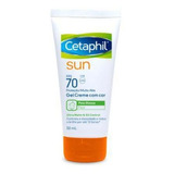 Cetaphil Sun Com Cor Pele Oleosa Gel-creme Fps 70 50ml