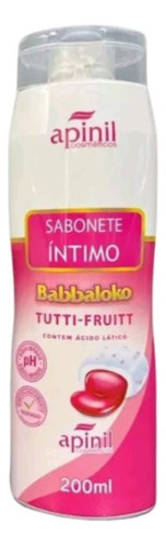 5 Sabonete Intimo Apinil Tutti Fruitt Higieni Íntima 200ml