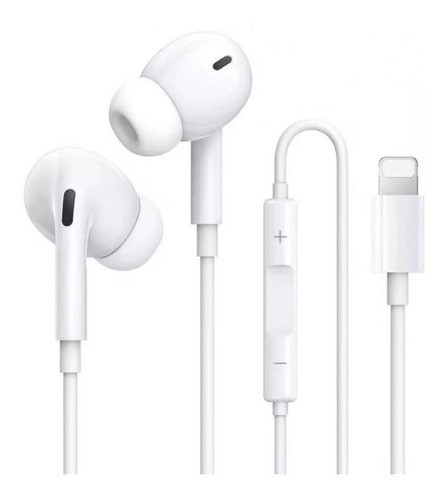 Fone De Ouvido In-ear Fio Alto Ios Fone Light Branco