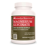Remedy's Nutrition Suplemento De Glicinato De Magnesio Con H