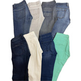Lote De Ropa Usada Mujer - Jeans / Pantalones - 14 Prendas