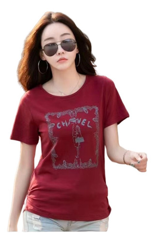 Playera Mujer Buena Calidad Moda Casual T-shirt Perfecta