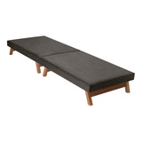  Cama Dobrável Portátil Solteiro 1,90 X0,90- Pés Madeira