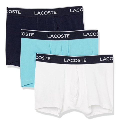 Boxer Lacoste Paq 3 Modelos Caballero Clásico 5h3389-51