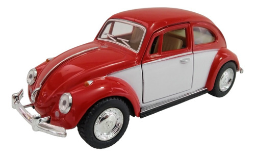 Volkswagen Beetle Classic 1967 Escala 1:32. Combinado_rojo