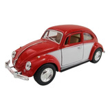 Volkswagen Beetle Classic 1967 Escala 1:32. Combinado_rojo