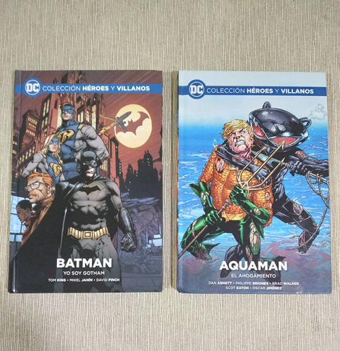 Lote Batman Aquaman Dc Comics Salvat Rebirth Renacimiento