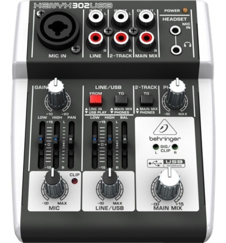 Mesa Behringer Xenyx 302usb Mixer Bivolt Original Promoção