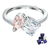 Anillo Promesa Attract Soul Almas Swarovski + Kit De Regalo