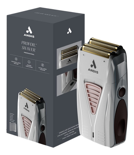 Máquina De Acabamento Shaver Andis Lithium 01 Ano De Garant