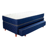 Sommier Colchon Y Divan Cama Carro Dual 100x190 Augusta Eden