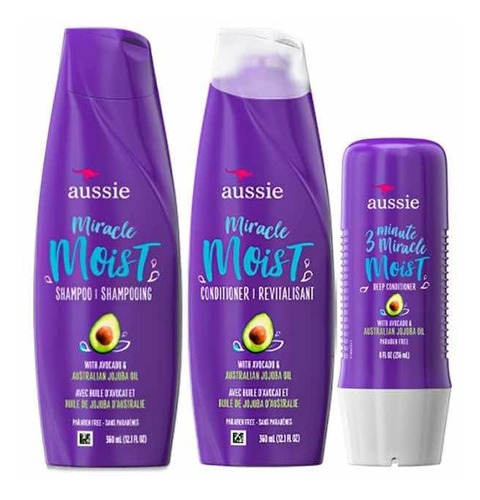 Kit Aussie Shampoo + Condicionador + Máscara- Promoção