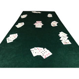 Toalha Mesa Veludo C Elástico Jogos Poker Baralho 1,80x1,00