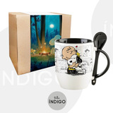 Mug  Snoopy Comic + Empaque Personalizado Artesanal