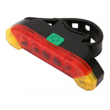 Luz Recargable Para Bicicleta No2 Cable Usb Luz Roja